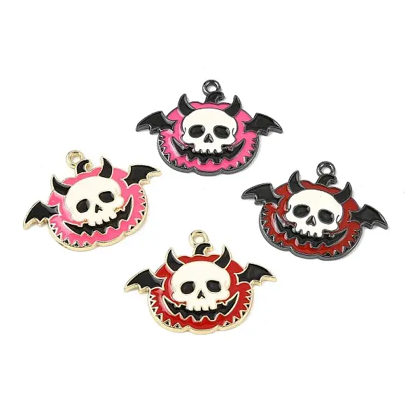 Halloween Alloy Enamel Pendants