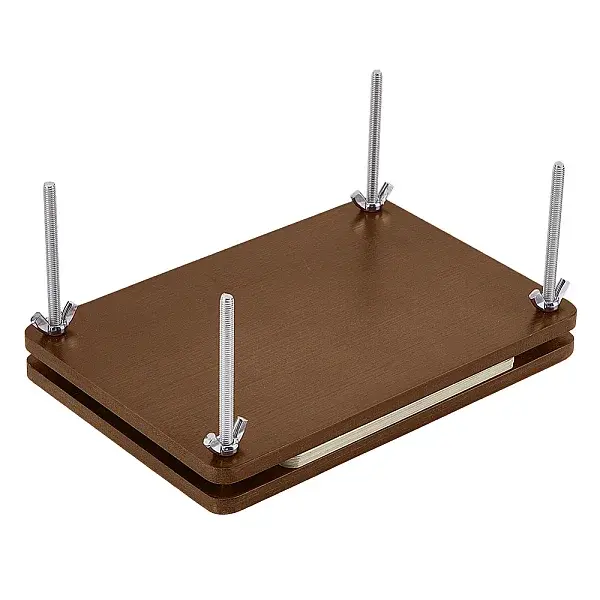 Rectangle Bamboo Portable Book Press Bookbinding Tool