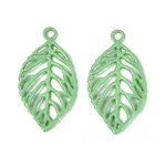 Spray Painted Alloy Pendants