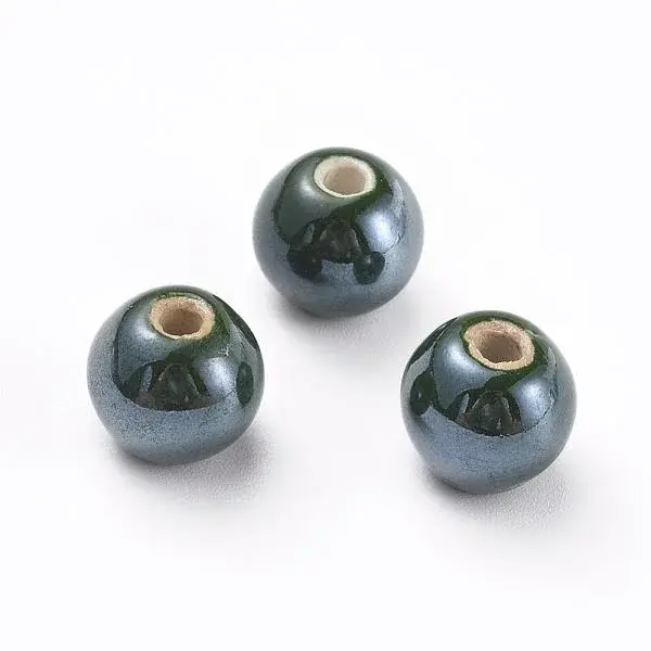 Glazed Porcelain Beads