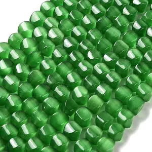 Glass Cat Eye Beads Strands