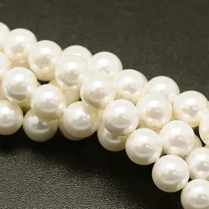 Shell Pearl Beads Strands