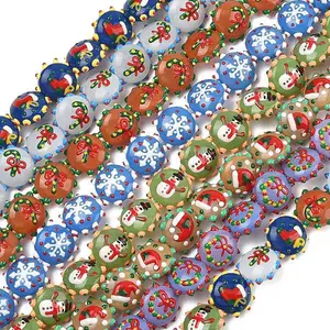 Christmas Baking Paint Glass Enamel Beads