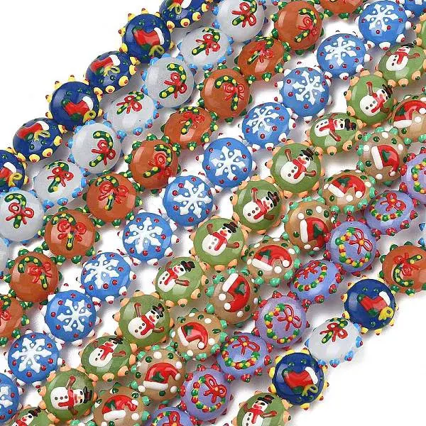 Christmas Baking Paint Glass Enamel Beads