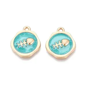 Alloy Enamel Pendants