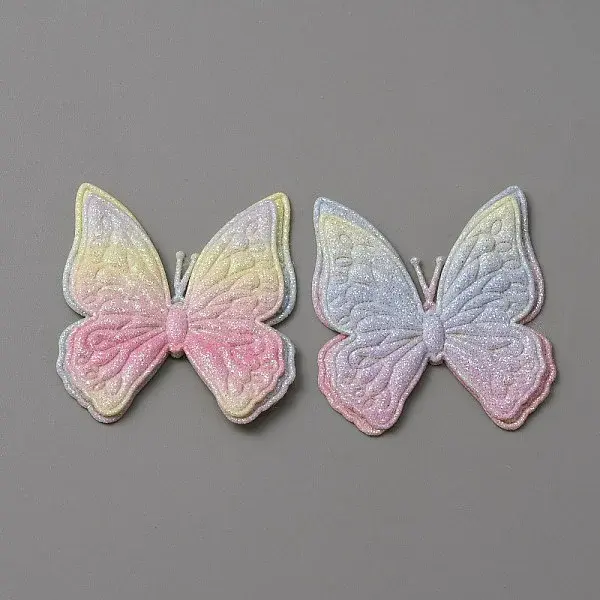 Butterfly Shape Cloth Sew on Patches Applique