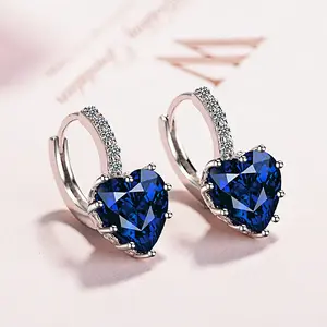 Brass Cubic Zirconia Clip-on Earrings