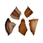 Natural Agate Slice Big Pendants
