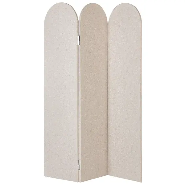 Beliani AKUSTICKÝ DĚLICÍ PANEL Béžový Slimmy