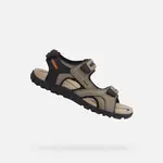 Béžové pánské sandály Geox Strada - Pánské