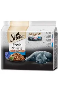 Sheba kapsa rybí výběr 15x50g