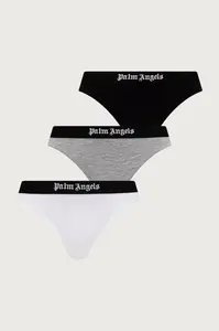 Palm Angels  kalhotky dámské s bavlnou 3-pack