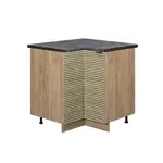 Vicco ROHOVÁ SKŘÍŇKA Fame-Line Dubový panel 80.5 cm , PD Antracit
