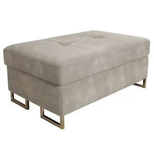 MASSENO MASSENO Taburet BARLET, Puf, Vanilla