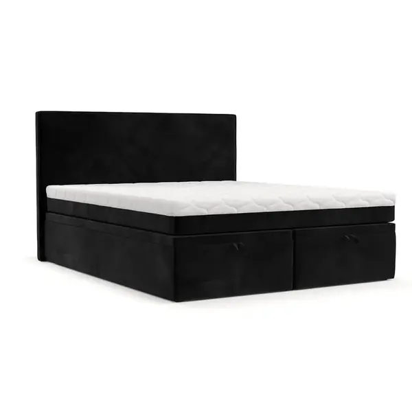 AltaBeds POSTEL BOXSPRING ZALLA 200/200 Černá