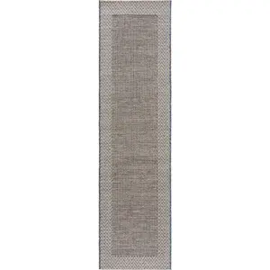KUNSTLOFT VNITŘNÍ a venkovní běhoun River Béžová/Modrá 67x240 cm