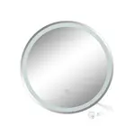 Vicco KOUPELNOVÉ ZRCADLO Lumos Bílá 70 cm s dotykovým spínačem