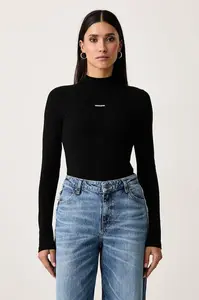 Guess Jeans  tričko s dlouhým rukávem dámské bavlněné s elastanem