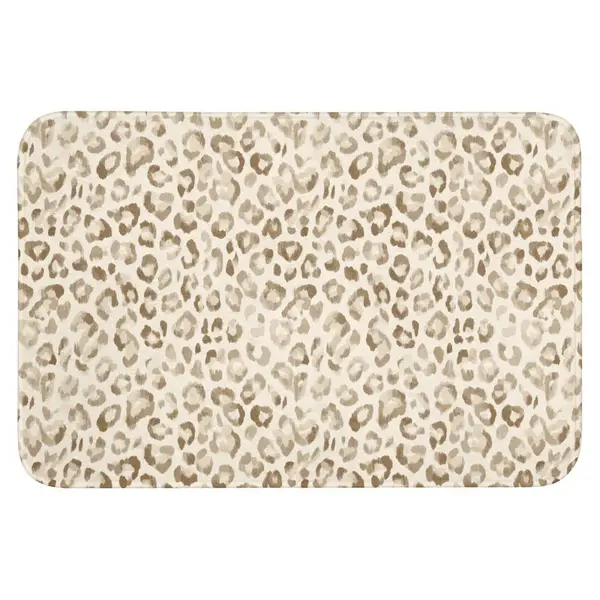 OnlyWow WC PŘEDLOŽKA Leopard - Classic - Béžová 90x60 cm