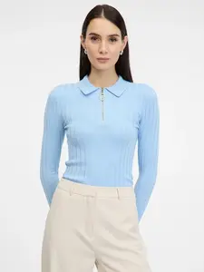 Světle modrý dámský svetr ORSAY - Dámské