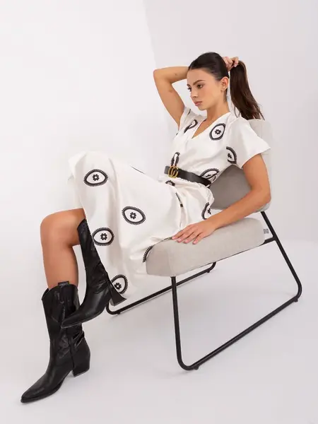 Dress-DHJ-SK-17260.90-ecru