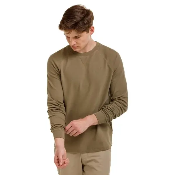 Bushman Pánské bavlněné tričko Edin, khaki M