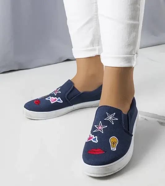 D/CEO Black slip on Anais