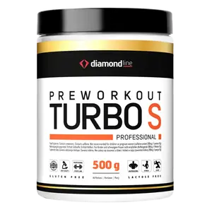 HiTec Nutrition Diamond line Turbo S preworkout 500g - pomeranč