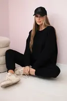 Set 2dílná mikina + kalhoty černé