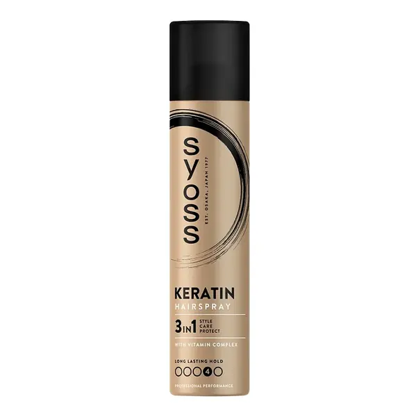 SYOSS Keratin lak na vlasy extra silná fixace 300 ml