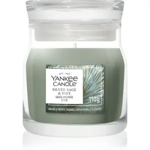 Yankee Candle Silver Sage & Pine vonná svíčka Signature 110 g