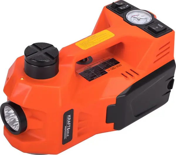 KRAFT&DELE Autozvedák 12 V + kompresor + svítilna KD1367