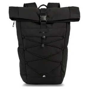 Velký městský rolovací batoh Bestway Monaco, polyester, na notebook 15" − černá 18l