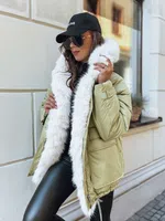 Dámská zimní bunda BRILLIANCE Barva zelená DSTREET