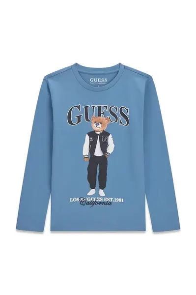 Guess  tričko s dlouhým rukávem dětské bavlněné