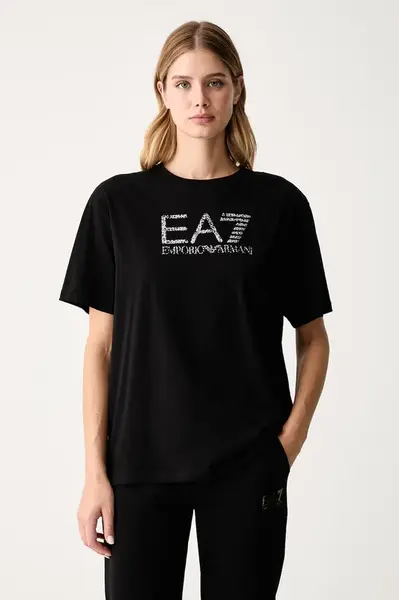EA7 Emporio Armani  oversize tričko dámské bavlněné