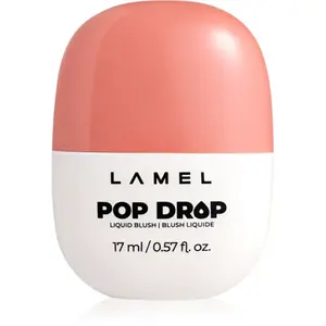 LAMEL Pop Drop Liquid Blush tekutá lícenka odtieň 01 Cotton Candy 17 ml