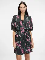 Černý dámský saténový župan ORSAY - Dámské