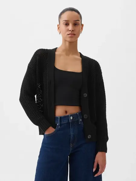 GAP Dámský Háčkovaný kardigan 854777-01 Velikost: XS