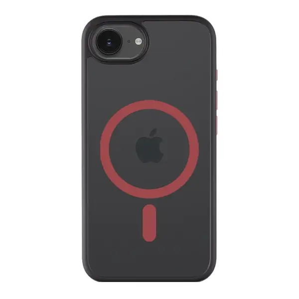 Tactical MagForce Hyperstealth kryt 2.0, iPhone 16e / 17e, černočervený