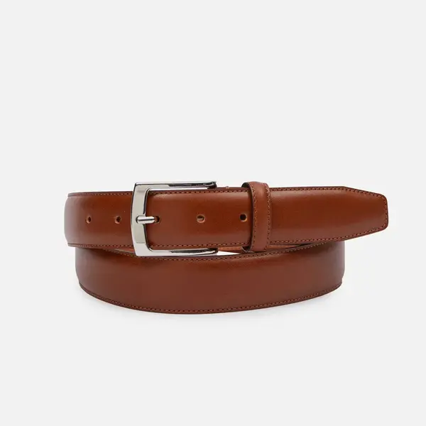 Hnědý pánský pásek Geox - Pánské