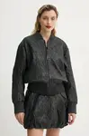 MUNTHE  Kožená bunda bomber  FERRIL