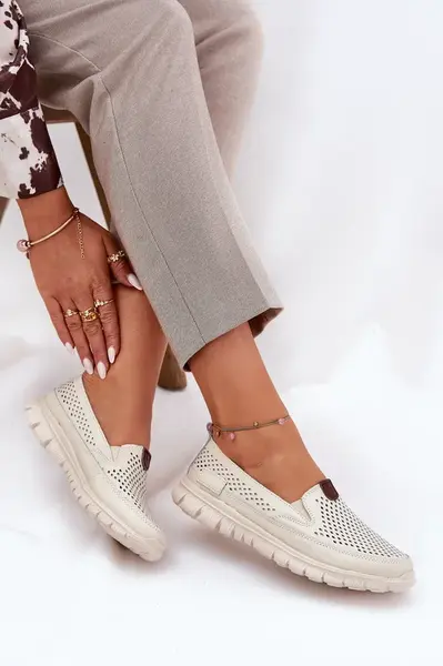 Prodyšné Baletky Z Přírodní Kůže Vinceza