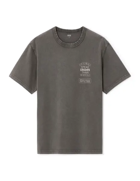 Celio Tričko Lelouder boxy střih - Pánské