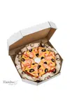 ZOOKSY/RAINBOW SOCKS Dúhové ponožky Pizza ponožky 4 páry morských plodov