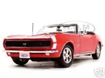 1967 Chevrolet Camaro SS 396 Convertible Red 1/18 Diecast Model Car by Maisto