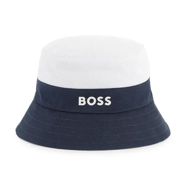 Bavlnená obojstranná detská čiapka BOSS