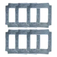 6Pcs Mops for Liectroux YW509 Window Cleaning Robot
