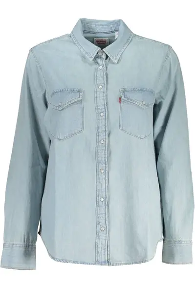Light blue levi's women's denim shirt®