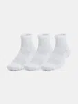 Unisex socks Under Armour Unisex UA TC 3pk Qtr-WHT - unisex